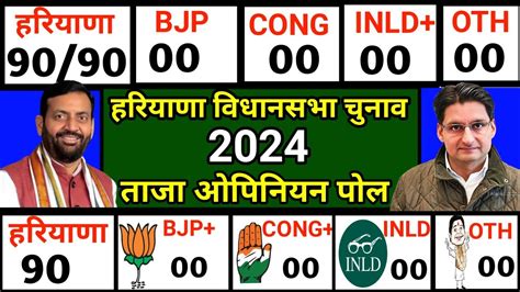 Haryana Assembly Election Opinion Poll 2024 हरियाणा चुनाव ताज़ा सर्वे