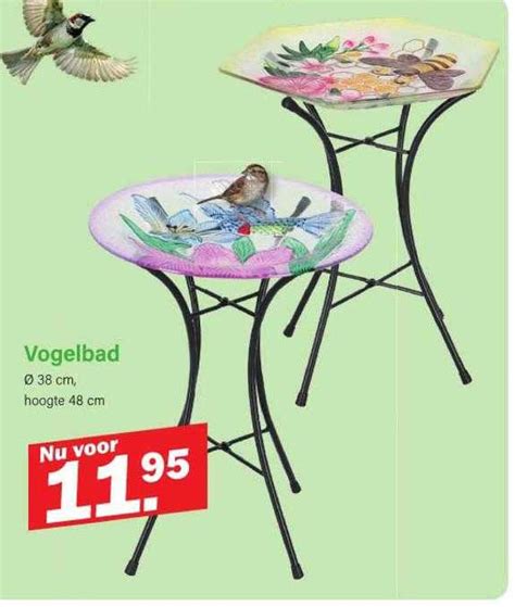 Vogelbad Aanbieding Bij Van Cranenbroek 1Folders Nl