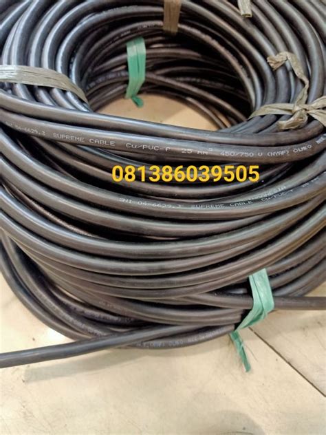 Kabel Nyaf 25mm Supreme Kabel Listrik Serabut Per Meter Lazada Indonesia