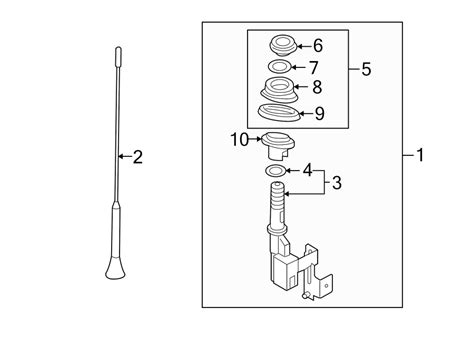 Mazda MX 5 Miata Mount Kit NUT MOUNTING ANTENNA Included With