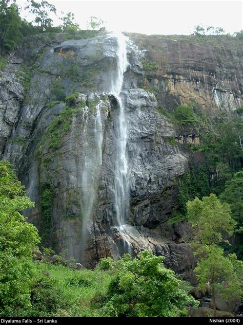 Sri Lanka Waterfalls Diyaluma Falls