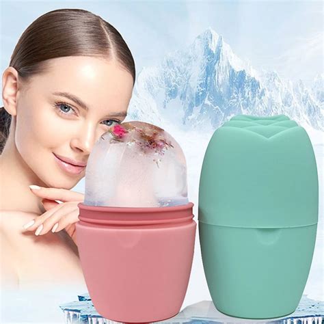 Silicone Ice Roller For Face Ice Massage Cup Ice Cube Trays Ice Globe