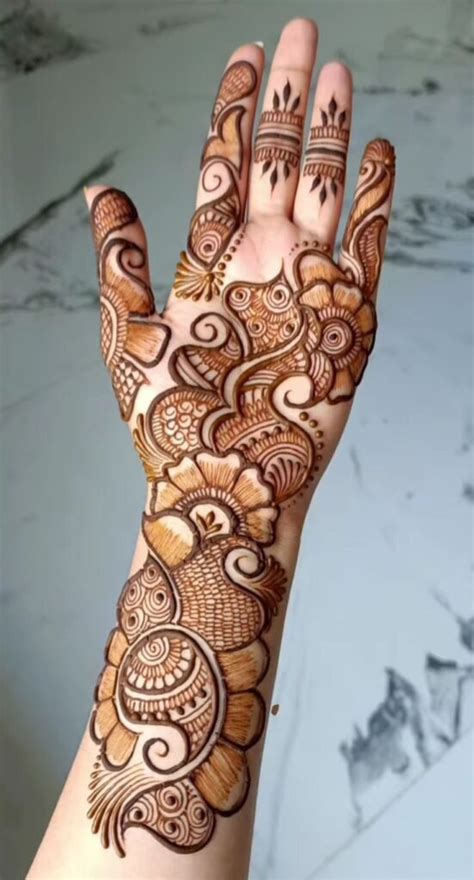 100 New Stylish Arabic Mehndi Designs For Back Hand Finetoshine