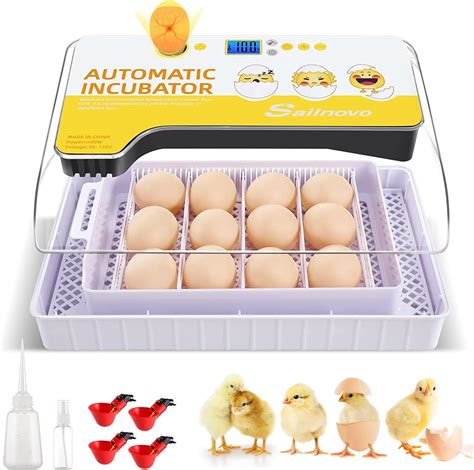 Amazon Sailnovo Eggs Incubators For Hatching Eggs With Led Light