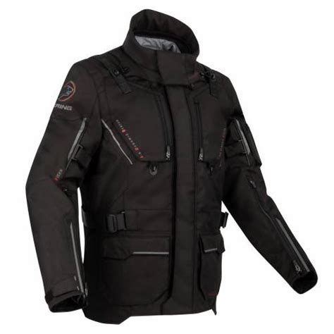 Geacă Moto din Textil BERING NORDKAPP Negru BBMoto