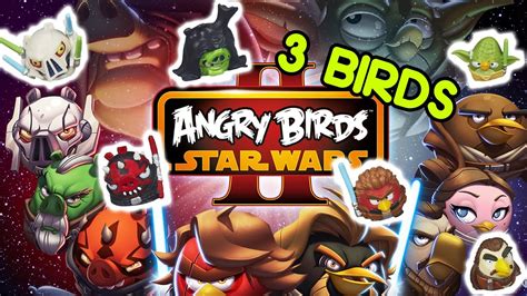 Angry Birds Star Wars Ii 3 Bird Telepods Yoda Qui Gon Jinn And Obi