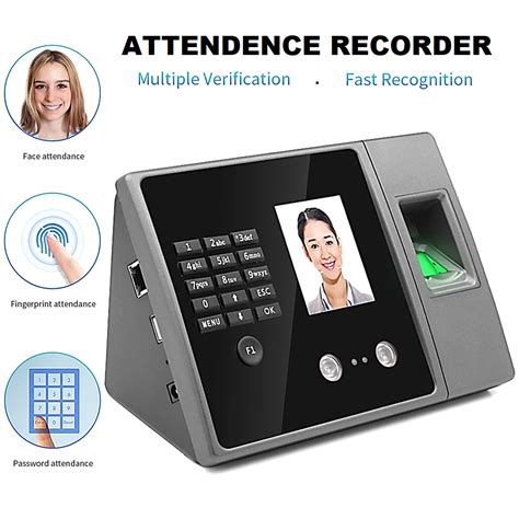 Biometric Authentication Fingerprint Face Recognition Time Attendance