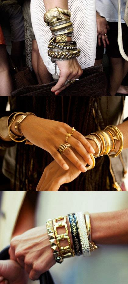 Jewelry Obsession: Stacked Bangle Bracelets - SkinnyPurse