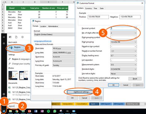 Separators For Thousands Decimals In Excel Ppt Thinkcell