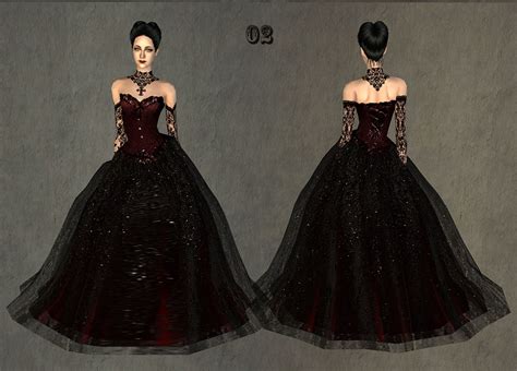 Fashion story from Heather. Wedding. Charm of Gothic. Set Midnight | Sims 4 wedding dress, Sims ...