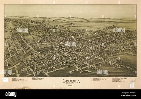 Corry, Pennsylvania 1895 Stock Photo - Alamy