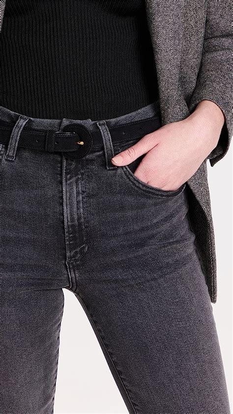 Madewell Chunky Buckle Skinny Leather Belt Shopbop