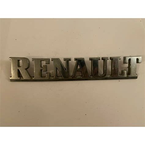 Renault Origine Monogramme Logo Embl Me Insigne Custodes Sigles