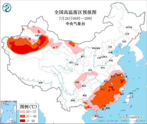 东北地区等地有较强降雨 南方高温天气持续