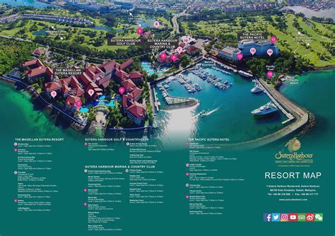 Resort Map Sutera Harbour Resort