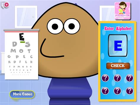 Pou Eye Care - Play Online on Flash Museum 🕹️