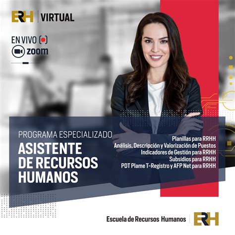 Asistente De Recursos Humanos ERH Escuela De RRHH