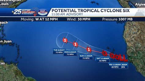 Potential Tropical Cyclone Six Forms Off Africa