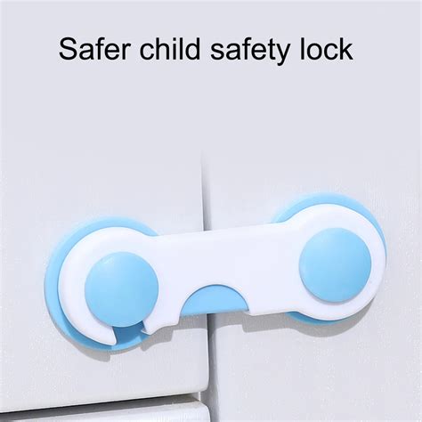 5 Pcsset Child Lock Protection Of Children Baby Safety Lock Cupboard