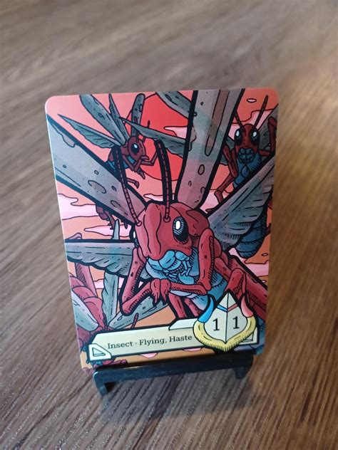 Insect Token Custom Altered Mtg Magic The Gathering Fantasy Etsy