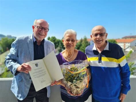 Bgm Stellv Richard Bader Gratulierte Zur Diamantenen Hochzeit Im