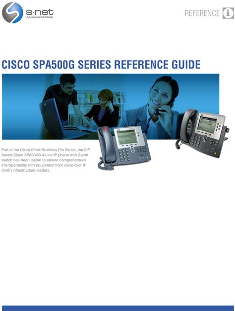 Cisco Spa509g Reference Manual Pdf Download Manualslib