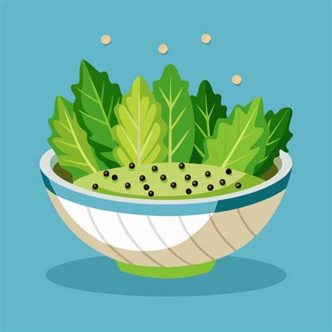 Caesar Salad Vector Premium Ai Generated Vector