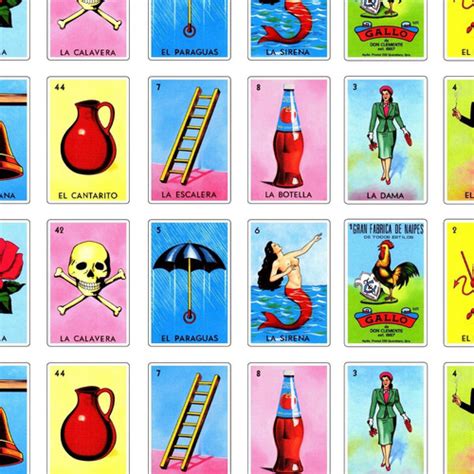 Lotería Mexicana Pdf Para Imprimir 100 Tablas 54 Cartas 4x4 Meses Sin