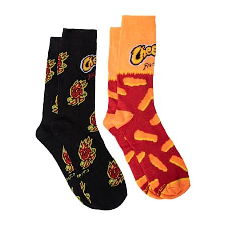 Cheetos Flamin Hot Crunchy Crew Socks Pairs Five Below