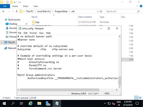 Windows Server 2019 Openssh Ssh Key Pair Auth Server World Hot Sex Picture