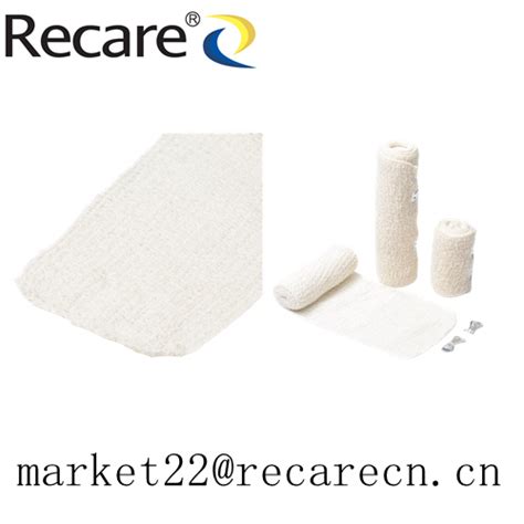 Crepe Elastic Bandage Roll Spandex Cotton For Medical Use