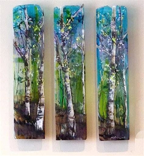 Панно из стекла на стене - 45 фото