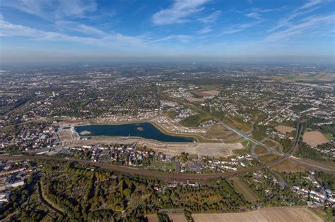 Dortmund Von Oben Phoenix See In Dortmund Im Bundesland Nordrhein