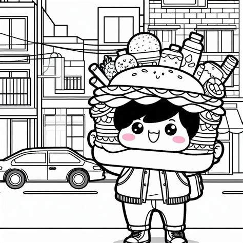 50 Comida Kawaii Para Colorear Para Imprimir