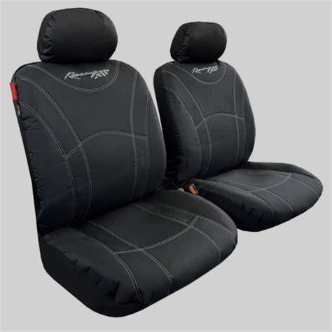 For Toyota Corolla Cross Seat Covers Canvas Front Set Black