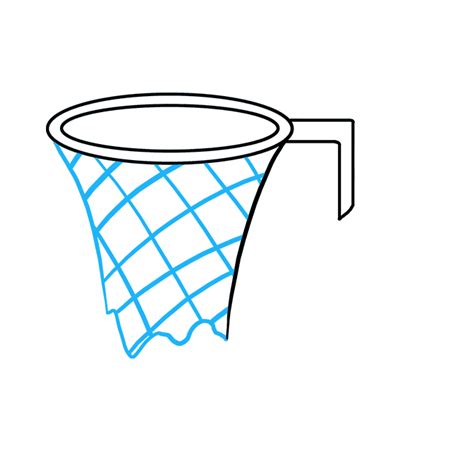 How to Draw a Basketball Hoop - Really Easy Drawing Tutorial