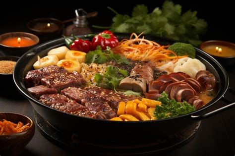 Premium Photo Spicy Hot Pot Indulgence