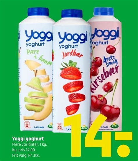 Yoggi Yoghurt Tilbud Hos Coop