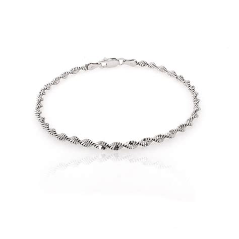 Bracelet Femme Carador Maille Torsad E Argent Pour Femme