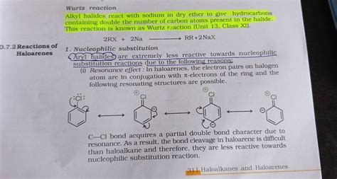 Wurtz reaction Alkyl halides react with sodium in dry ether to give hydro..