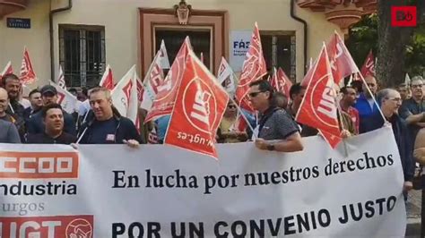 Sindicatos Y Trabajadores Del Metal Se Concentran Para Defender Un