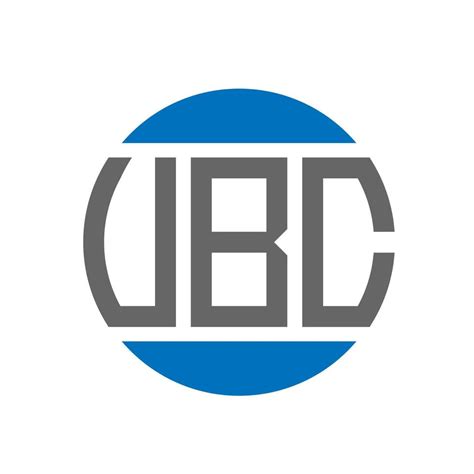 UBC letter logo design on white background. UBC creative initials ...