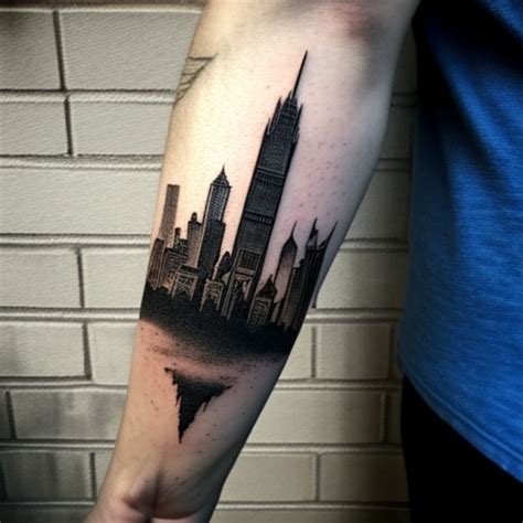 86 Chicago Skyline Tattoo Ideas - TattooClue.com