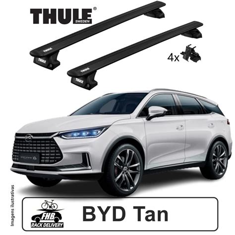 Rack Thule Evo WingBar Evo Black Flush Rail 7106 Para BYD Tan 2022