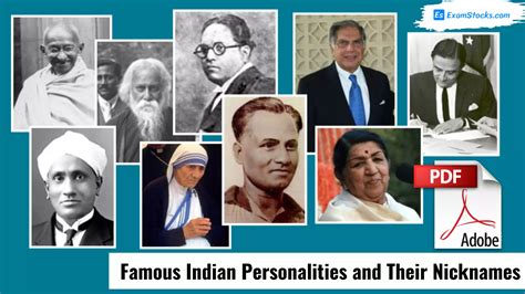 Testbook On X Here Are The Famous Indian Personalities And