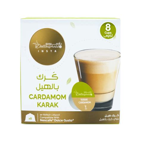 Alosraonline Dallaspresso Dolce Gusto Cardamom Karak 8 Capsules