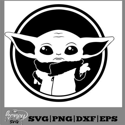 Baby Yoda Svg Baby Yoda Cricut Mandalorian Svg Baby Yoda Svg Vinyl File