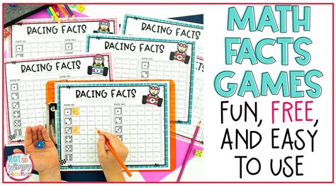 Math Fact Games: Fun, Free, & Easy to Use - Not So Wimpy Teacher