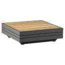 Zebra Cubo Loungeecke Tlg Aluminium Teak Olefin Dark Grey Garten