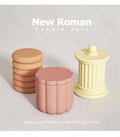 Pin By Luluhuang On Tablde Candle Jars Cement Candle Pottery Candle